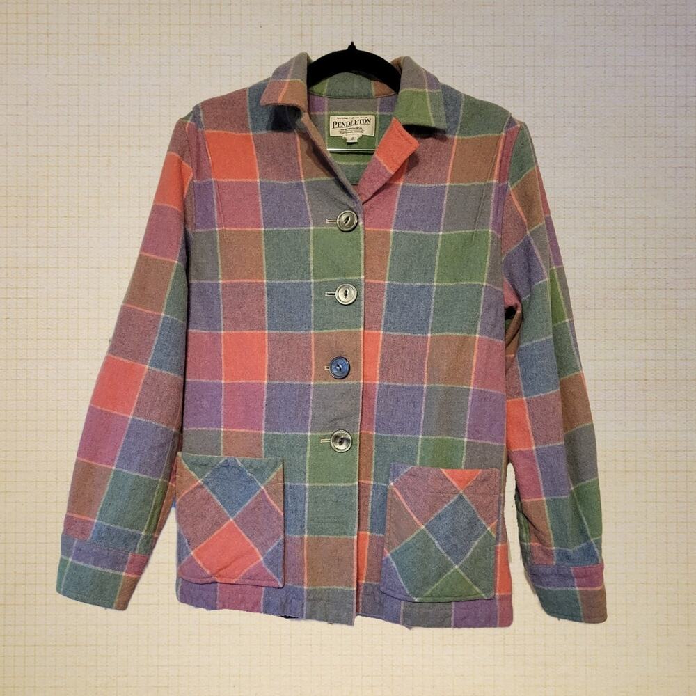 Pendleton, M | Limited Edition 90's Woman’s Blazer Winter Jacket 100% wool